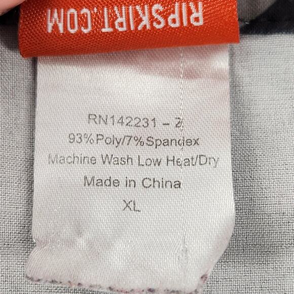 RipSkirt Hawaii Women's Wrap Skirt Size XL Grey Tropical Outdoor Swim Coverup - Picture 6 of 8